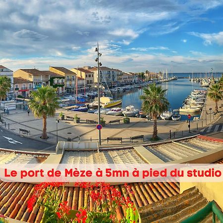 Charmant Studio Climatise A 200M De La Plage Mèze Exteriör bild